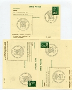 6 CP Marianne De BEQUET 75 Ième Anniversaire Du Metropolitain De PARIS  20/06/1975 ( 4 Scans) - Cartoline Postali Ristampe (ante 1955)