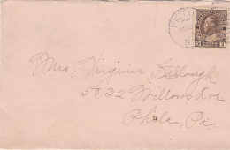 Canada Cover 1924 Scott #108 3c Admiral Pictou, NS To Philadelphia, PA - Lettres & Documents