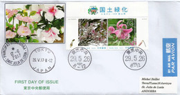 National Land Afforestation 2017, Letter Addressed To Andorra, With Arrival Postmark - Storia Postale