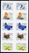 SWEDEN / SUÈDE / SUECIA (2017) - Butterflies / Papillons / Mariposas / Fjärilar - Booklet / Carnet De Timbres - Ongebruikt