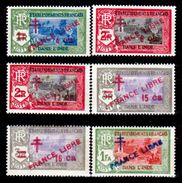 India-Francese-0013 - Emissione 1941-1943 Soprastampati "FRANCE LIBRE" (++) MNH - Privi Di Difetti Occulti. - Neufs