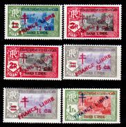 India-Francese-0014 - Emissione 1941-1943 Soprastampati "FRANCE LIBRE" (++) MNH - Privi Di Difetti Occulti. - Neufs