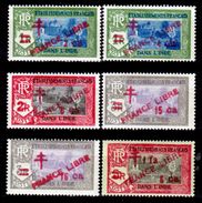 India-Francese-0015 - Emissione 1941-1943 Soprastampati "FRANCE LIBRE" (++) MNH - Privi Di Difetti Occulti. - Neufs