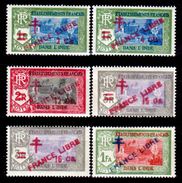 India-Francese-0016 - Emissione 1941-1943 Soprastampati "FRANCE LIBRE" (++) MNH - Privi Di Difetti Occulti. - Ungebraucht