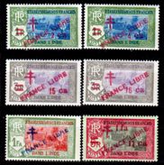 India-Francese-0017 - Emissione 1941-1943 Soprastampati "FRANCE LIBRE" (++) MNH - Privi Di Difetti Occulti. - Neufs