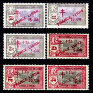 India-Francese-0020 - Emissione 1941-1943 Soprastampati "FRANCE LIBRE" (++) MNH - Privi Di Difetti Occulti. - Ungebraucht