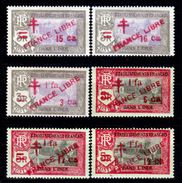 India-Francese-0023 - Emissione 1941-1943 Soprastampati "FRANCE LIBRE" (++) MNH - Privi Di Difetti Occulti. - Neufs