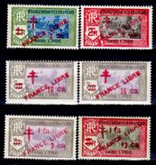 India-Francese-0028 - Emissione 1941-1943 Soprastampati "FRANCE LIBRE" (++) MNH - Privi Di Difetti Occulti. - Neufs