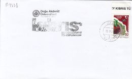 5301FM- UNIVERSITY SYMPOSIUM, SPECIAL POSTMARK ON COVER, ENVIRONEMENT PROTECTION STAMP, 2011, TURKEY - Cartas & Documentos