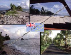 1 X Tuvalu Postcard - Funafuti Island - Tuvalu