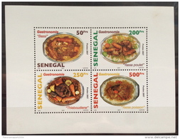 Sénégal 2007/2008 Bl. 107 Gastronomie Gastronomy Dishes 4 Val. RARE MNH - Senegal (1960-...)