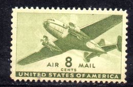 XP3144 - STATI UNITI 1941 , Posta Aerea  Yvert N.  27  * - 2b. 1941-1960 Unused