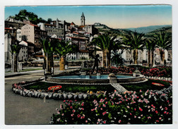 RIVIERA  DEI  FIORI  VENTIMIGLIA   VISIONE  CITTA' VECCHIA  DAI  GIARDINI         2 SCAN  (VIAGGIATA) - Fiume Po