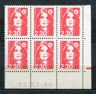 2971  - FRANCE  N°2614 **  2F30 Rouge  Marianne Du Bicentenaire  Du 22/3/90     SUPERBE - 1990-1999