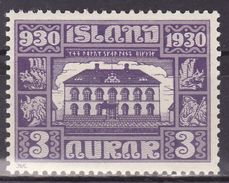 ICELAND 1930  Mi 125  MLH - Neufs