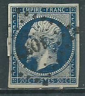 Timbre France Type II Napoléon III Oblitéré N° 14b - 1852 Louis-Napoléon