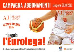 B 893 - Sport, Basket, Olimpia Milano - Baloncesto