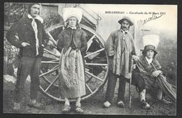 MIRAMBEAU Rare Cavalcade Du 10 Mars 1912 (Bergeon) Chte Mme (17) - Mirambeau