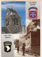 "2d World War - Normandy Landings 1944 -Sainte Mère Eglise First City Liberate (5/6 June) (Back Of Card Slightly Damaged - Sonstige & Ohne Zuordnung