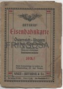 Artaria Eisenbahnkarte Von Österreich - Ungarn 1918 - Kataloge