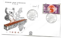 Tchad   1er Jour 1964  Association  Economique  Europe  -  Afriquesignature Du Graveur - Storia Postale