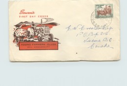 1953  Young Farmers - Royal Cachet - Concord Repatriation Hospital Cancel - To Canada - FDC