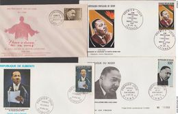 CELEBRITE 4 FDC   LUTHER KING  VF    Réf  H343 - Martin Luther King