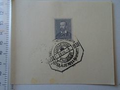 D150995.9  Hungary  Stamp With Cancel  Hungary - Kölcsey Ferenc Centenarium  SZATMARCSEKE 1938 - Souvenirbögen