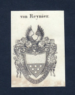 Von Reynier - Reynier Wappen Adel Coat Of Arms Heraldry Heraldik - Prints & Engravings