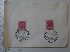 D150995.11  Hungary  Stamp With Cancel  Hungary - FILPROK Bélyegkiallítas - Stamp Exhibition 1941 Budapest - Foglietto Ricordo
