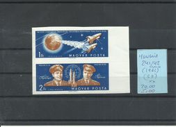 HUNGRIA YVERT  AEREO  241/42   (SIN DENTAR)   MNH  ** - Unused Stamps