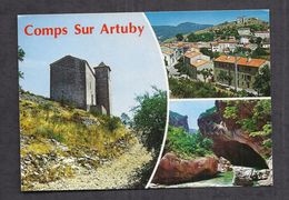 CPSM 83 - COMPS SUR ARTUBY - TB CP 3 Vues Dont Vue Générale , Etc... - Comps-sur-Artuby