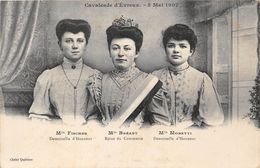 27-EVREUX- CAVALCADE D'EVEUX 1907, LES REINES ET DEMOISELLES D'HONNEUR - Evreux