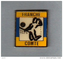 Pin´s  Sport,  VOLLEY - BALL  FRANCHE - COMTE - Volleyball