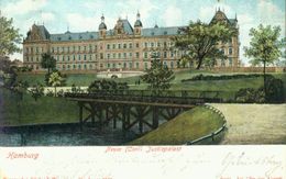 Rarität Litho Hamburg Neuer Civil Justizpalast Serie Am Ufer Der Alster 5.1.1903 Nach Wilster Holstein - Mitte