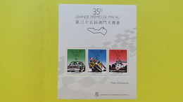 Macao BF N° 10  35 ème Grand Prix De Macao, Neuf ** , TBE - Blocks & Sheetlets