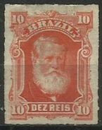 Brazil - 1878 Dom Pedro 10r Unused No Gum   Sc 68 - Nuevos