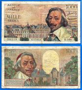 France 1000 Francs 1955 1 Septembre Richelieu Serie U Que Prix + Port Frcs Frc Europe Paypal Skrill Bitcoin OK - 1 000 F 1953-1957 ''Richelieu''