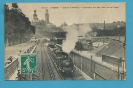 CPA 4193 - Chemin Des Invalides Train Quai D'Orsay - PARIS - Metro, Stations