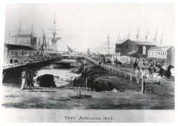 (PF 555) Australia - SA - Port Adelaide 1845 (repro) - Adelaide