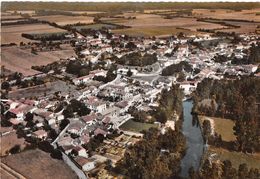 79-CHIZE- VUE GENERALE AERIENNE SUR LA RIVIERE LA BOUTONNE - Autres & Non Classés