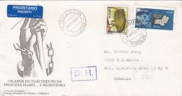 5325FM- PRINCESS ISABEL ANNIVERSARY, COVER FDC, NO OBLIT, 2001, BRAZIL - Lettres & Documents