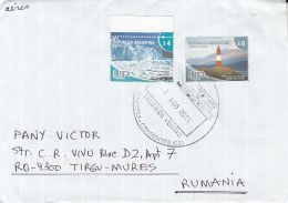 61787- GLACIER, LIGHTHOUSE, STAMPS ON COVER, 2011, ARGENTINA - Lettres & Documents