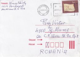 61853- FLAG, MILLENNIUM, STAMPS ON COVER, 2001, HUNGARY - Briefe U. Dokumente