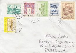 61857- MOTIFS, BUSS, MOHACS FORTRESS, CASTLE, PLANE, STAMPS ON COVER, 2001, HUNGARY - Storia Postale