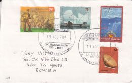 61886- MAILMAN, BOAT, FUTURE, ARCHAEOLOGY, STAMPS ON COVER, 2007, ARGENTINA - Lettres & Documents