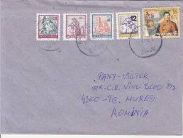 5396FM-  MONASTERY, CHURCH, KING, STAMPS ON COVER, 2000, YUGOSLAVIA - Briefe U. Dokumente