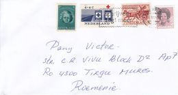 5400FM- CHIDRENS, RED CROSS, POST, QUEEN BEATRIX, STAMPS ON COVER, 2010, NETHERLANDS - Lettres & Documents