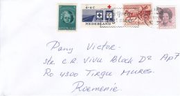 5400FM- CHIDRENS, RED CROSS, POST, QUEEN BEATRIX, STAMPS ON COVER, 2010, NETHERLANDS - Storia Postale