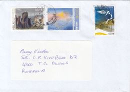 61928- PAINTINGS, MYTHOLOGY, STAMPS ON COVER, 2009, GREECE - Storia Postale